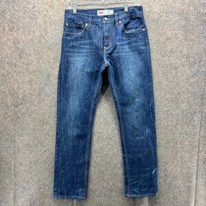 Levi’s 511 Jeans Youth 16 Reg 28x28 blue Denim Stretch Slim Cotton Stone Wash